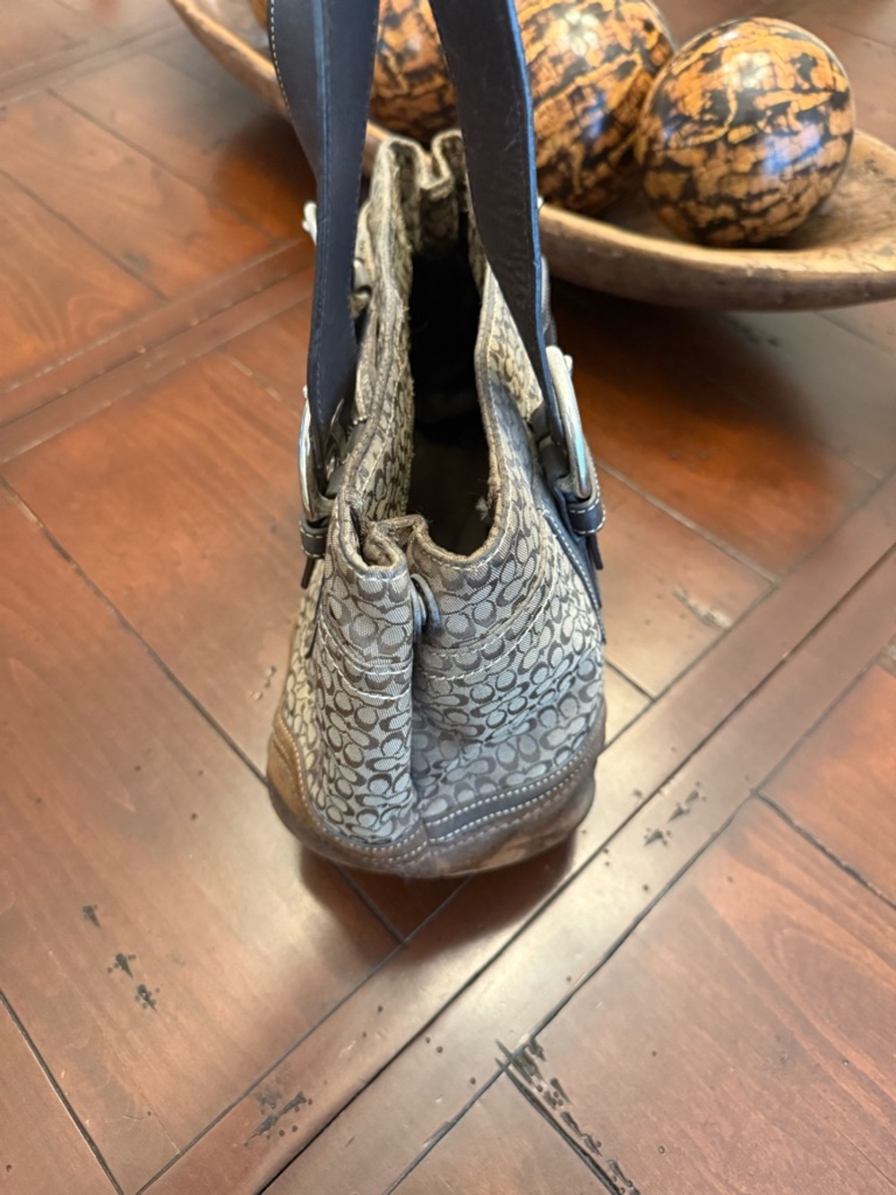 Coach Y2k monogram SoHo canvas/leather tote bag. - Picture 5 of 16